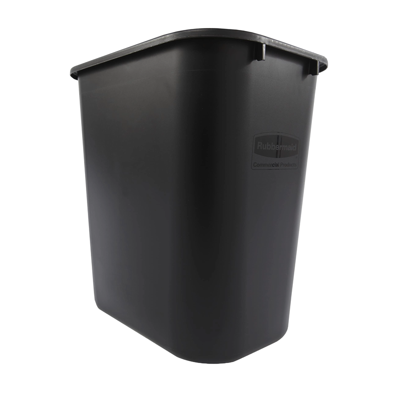 Poubelle rectangulaire noire Rubbermaid 27 L