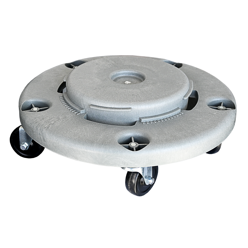 Socle de poubelle à 5 roues